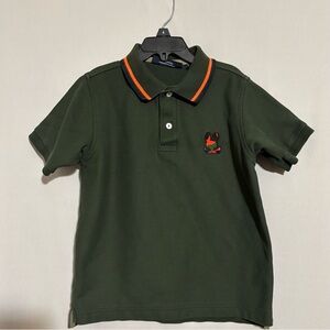 Psycho Bunny Boys Green Polo Shirt with Tie-dye bunny size M 10-12